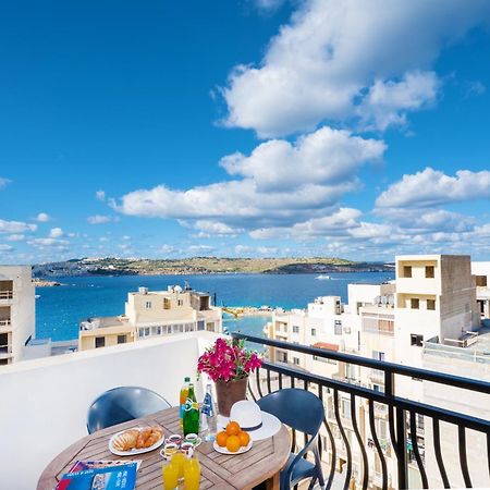 סיינט פול ביי Seashells 2 Bedroom Apartment With Sunny Terrace With Stunning Sea Views - By Getawaysmalta מראה חיצוני תמונה